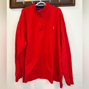 Ralph Lauren Estate-Rib Quarter-Zip Pullover Size 3XB